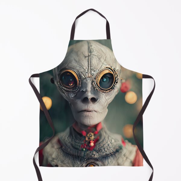 Item preview, Alien greetings Christmas card for Earthling's designed and sold by DigitalDreamArt.
