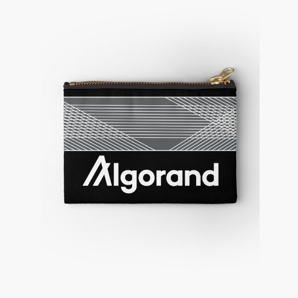 Item preview, Algorand ALGO Crypto Altcoin - Geometric Abstract Line Pattern designed and sold by CryptoMoods.