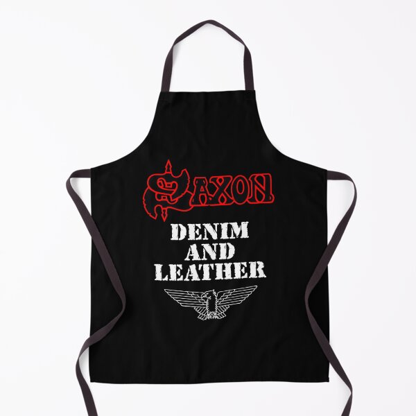 Item preview, Denim and Leather by Saxon - Classic Old School Heavy Metal NWOBHM Classic designed and sold by nacuguiaj.