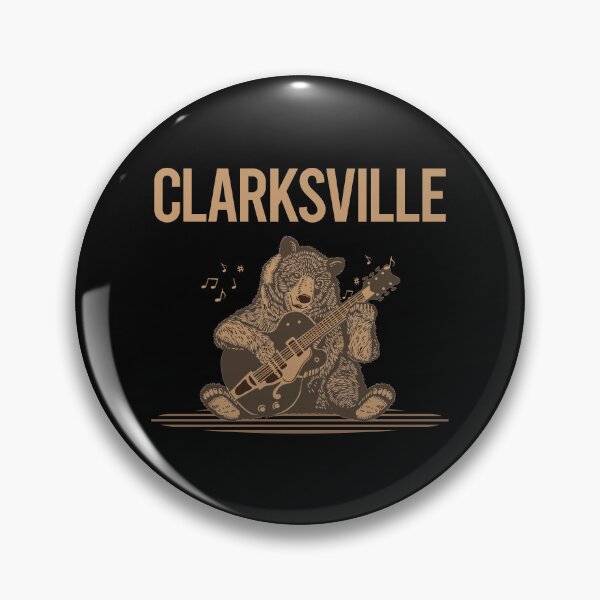 Item preview, Bear With Guitar Clarksville designed and sold by BloodMoneyTwit.