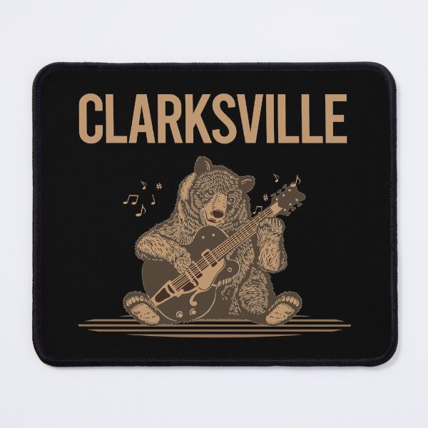 Item preview, Bear With Guitar Clarksville designed and sold by BloodMoneyTwit.
