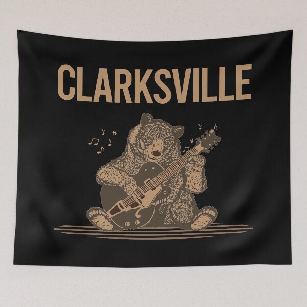 Item preview, Oso con guitarra Clarksville designed and sold by BloodMoneyTwit.