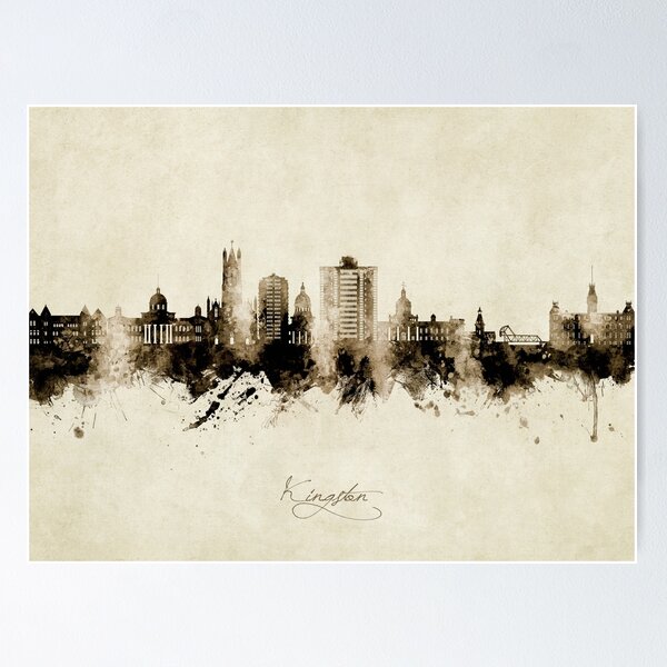 Artikelvorschau, Kingston Canada Skyline entworfen und verkauft von ArtPrints.
