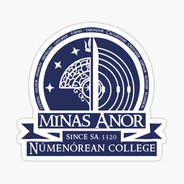 Item preview, Minas Anor Numenorean College designed and sold by KorriganDu.