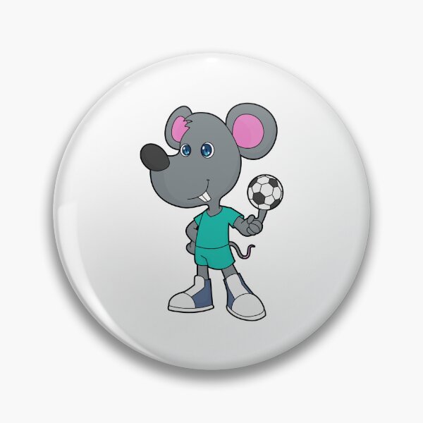 Item preview, Mouse Soccer player Soccer designed and sold by Snabdesign84.