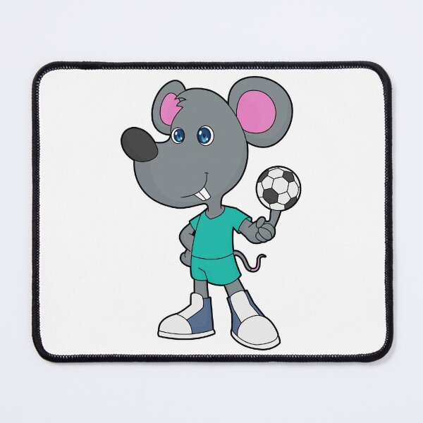 Item preview, Mouse Soccer player Soccer designed and sold by Snabdesign84.