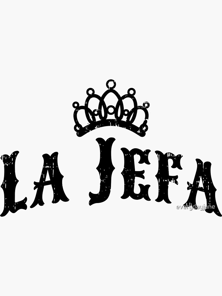 La Jefa T-Shirt SVG (front pocket & back design)