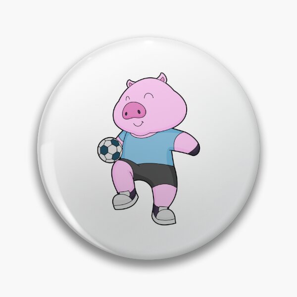 Item preview, Pig Soccer player Soccer designed and sold by Snabdesign84.