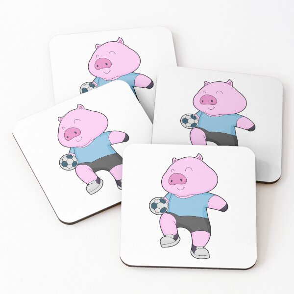 Item preview, Pig Soccer player Soccer designed and sold by Snabdesign84.