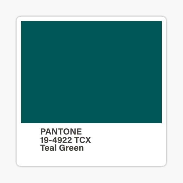 pantone-19-4922-tcx-teal-green-sticker-for-sale-by-princessmi-com