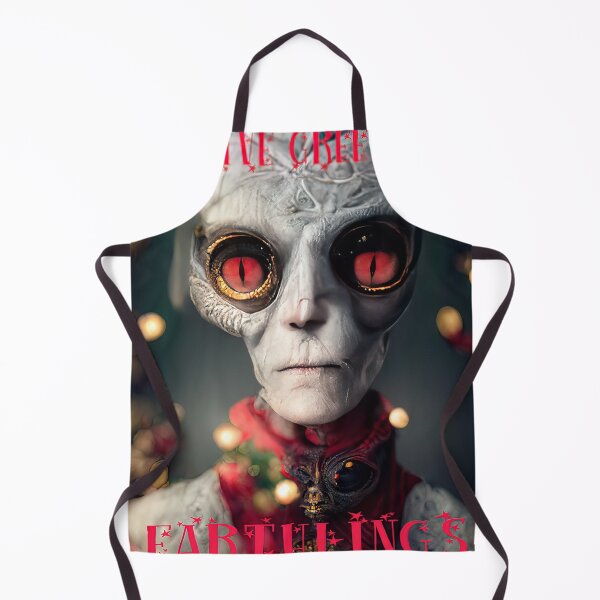Item preview, A fun Alien greetings Christmas card for Earthling's designed and sold by DigitalDreamArt.