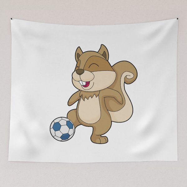 Item preview, Squirrel Soccer player Soccer designed and sold by Snabdesign84.