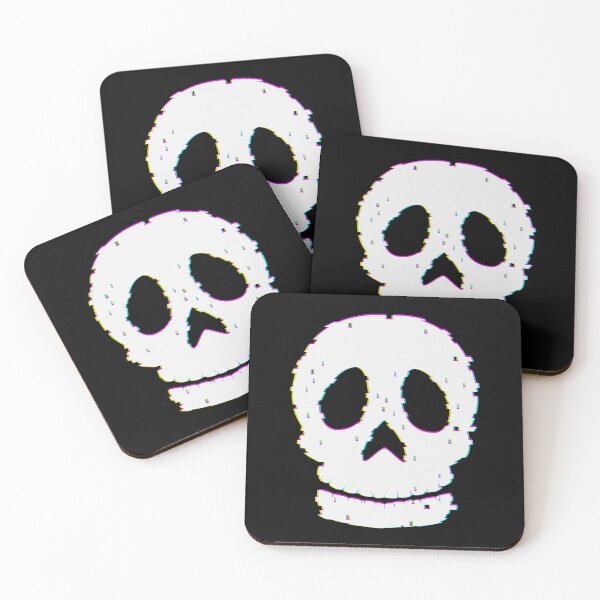 Item preview, Glitch Skull designed and sold by galaxydaydreams.
