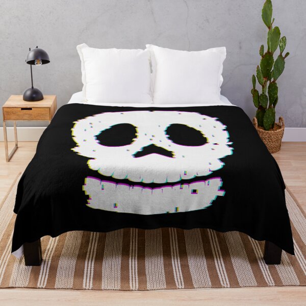 Item preview, Glitch Skull designed and sold by galaxydaydreams.