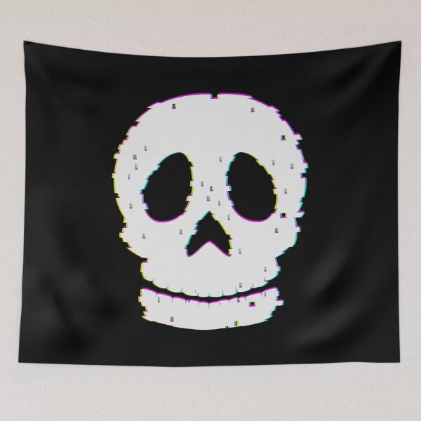 Item preview, Glitch Skull designed and sold by galaxydaydreams.