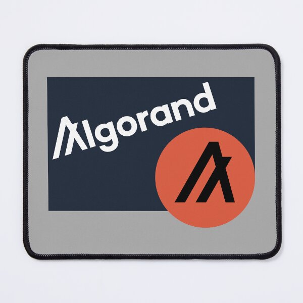 Item preview, Algorand ALGO Crypto Altcoin - Abstract Design Blue-Orange Minimalist Color Palette designed and sold by CryptoMoods.