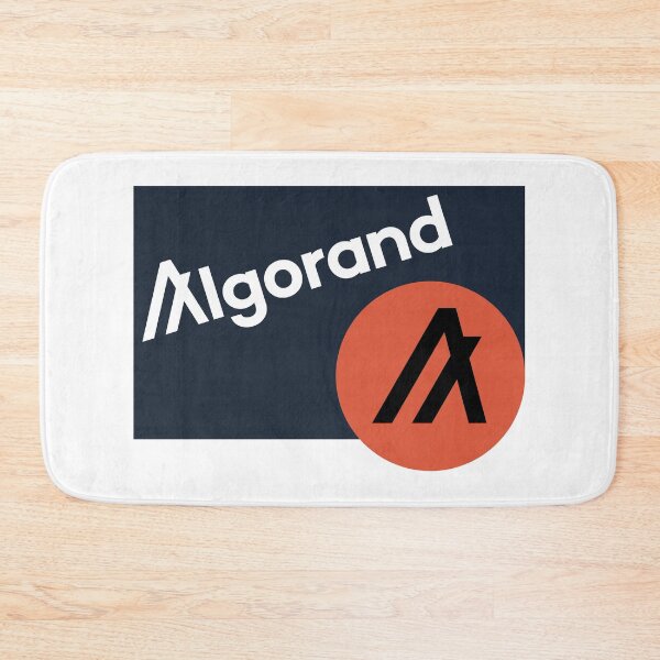 Item preview, Algorand ALGO Crypto Altcoin - Abstract Design Blue-Orange Minimalist Color Palette designed and sold by CryptoMoods.