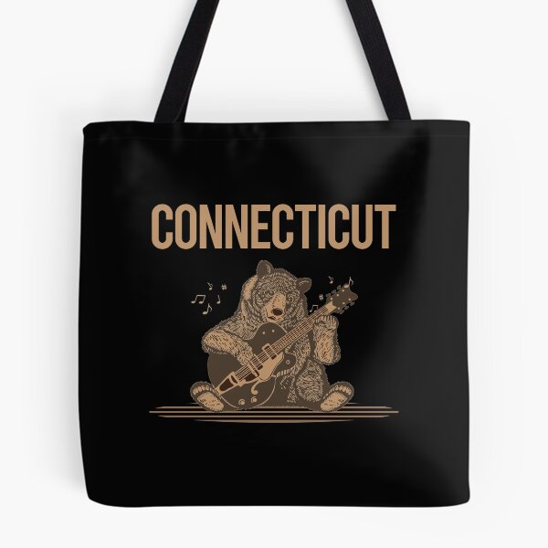 Item preview, Bear With Guitar Connecticut designed and sold by BloodMoneyTwit.