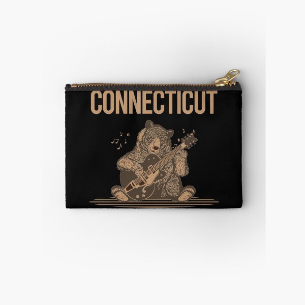 Item preview, Bear With Guitar Connecticut designed and sold by BloodMoneyTwit.