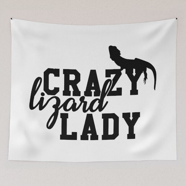 Item preview, Crazy Lizard Lady designed and sold by RhysDonald1.