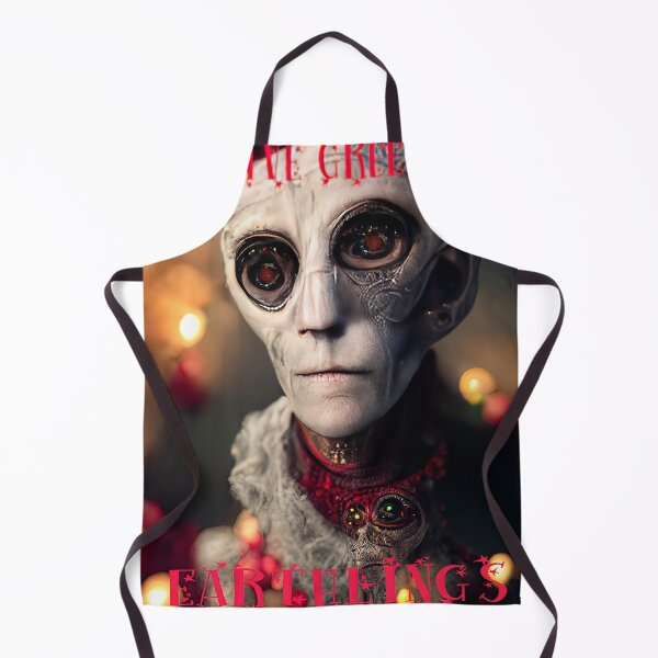 Item preview, A fun Alien greetings Christmas card for Earthling's designed and sold by DigitalDreamArt.