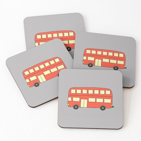 Item preview, Red double decker bus designed and sold by SketchZeit.