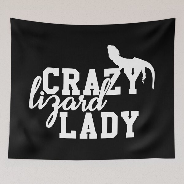 Item preview, Crazy Lizard Lady designed and sold by RhysDonald1.