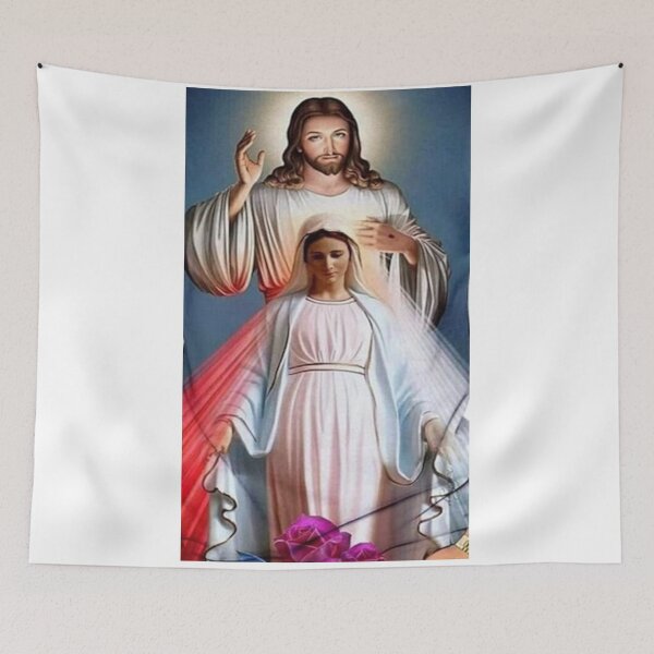Item preview, Jesus Christ and Mother Mary Son and Mother designed and sold by Rowena Jones.