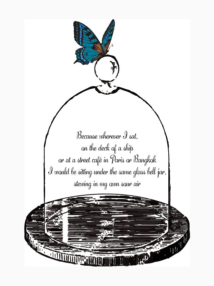 "the bell jar" Tshirt for Sale by Emiliestrange36 Redbubble the