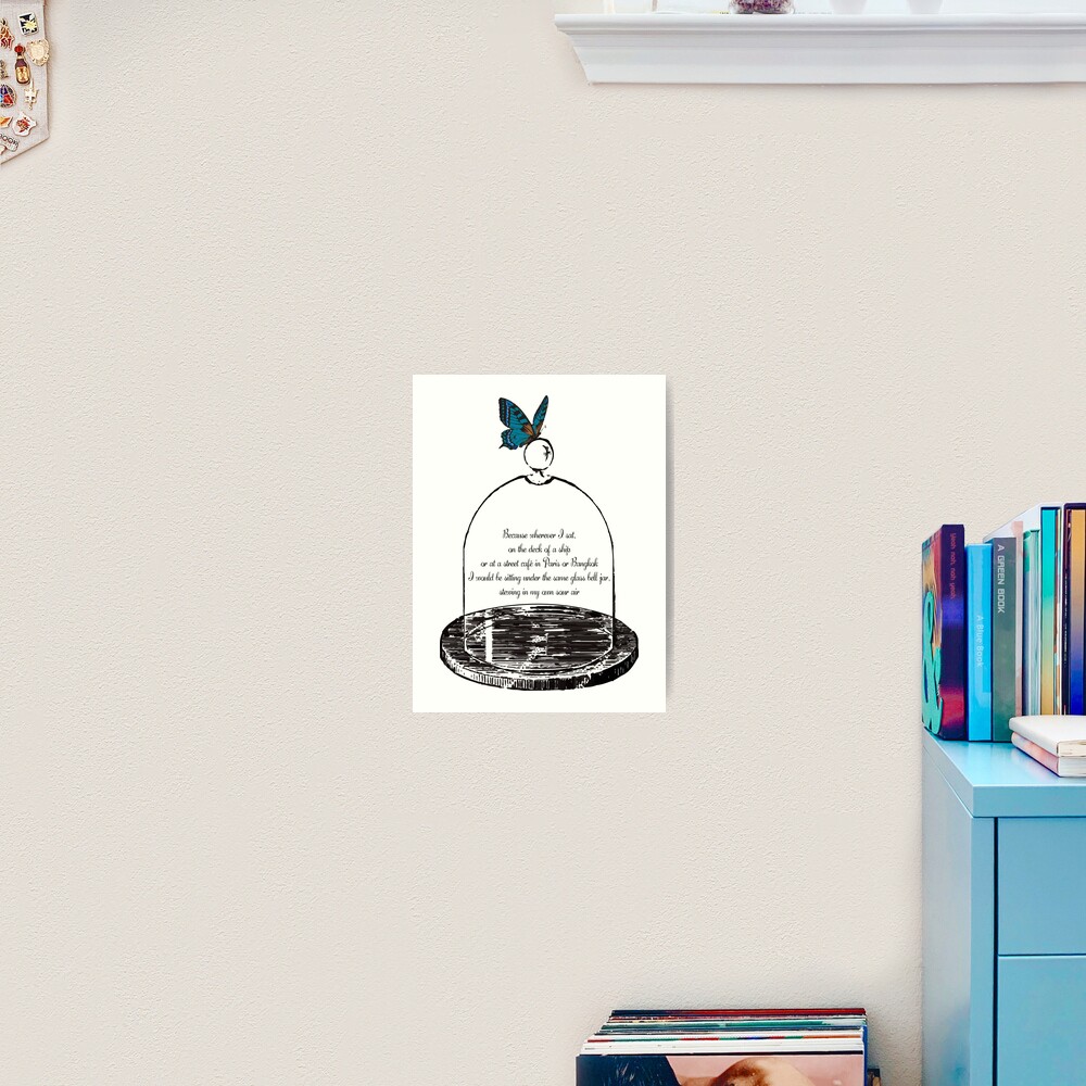 the bell jar Art Print