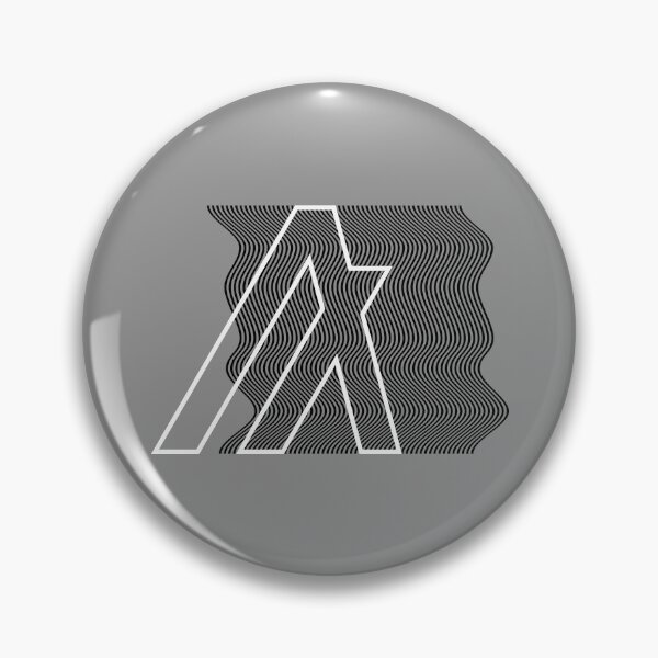 Item preview, Algorand ALGO Crypto Altcoin - Modern Outlined Black and White Logo designed and sold by CryptoMoods.
