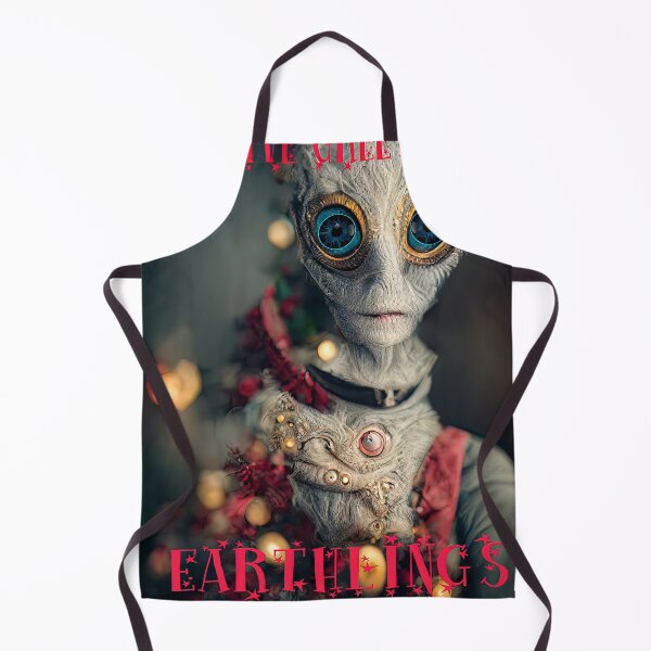 Item preview, A fun Alien greetings Christmas card for Earthling's designed and sold by DigitalDreamArt.