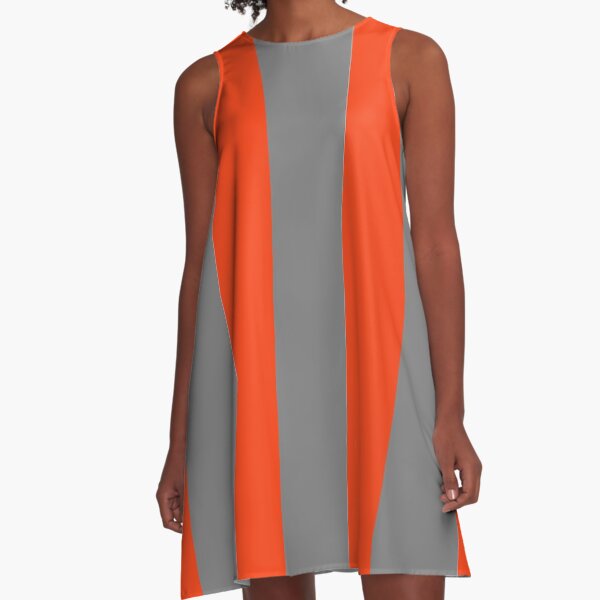 Grey and orange dress hotsell