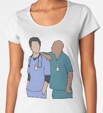 JD and Turk Scrubs Women's Premium T-Shirt