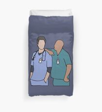 JD and Turk Scrubs Duvet Cover