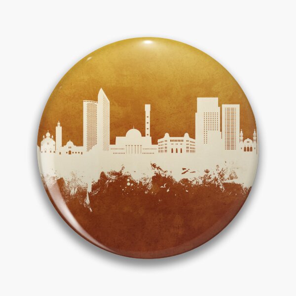Item preview, Algiers Algeria Skyline designed and sold by ArtPrints.