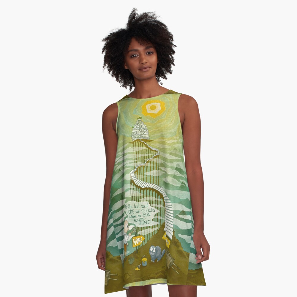 Item preview, A-Line Dress designed and sold by Ruta.