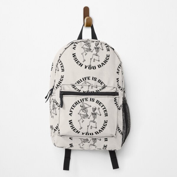 Item preview, Afterlife Is Better When You Dance, Cool Dancing Skeletons, Black Font designed and sold by TrulyEpoque.