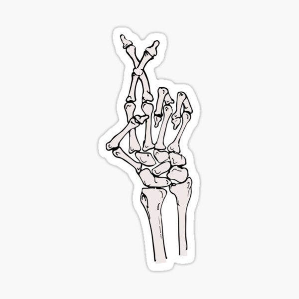 Doigts croisés Sticker