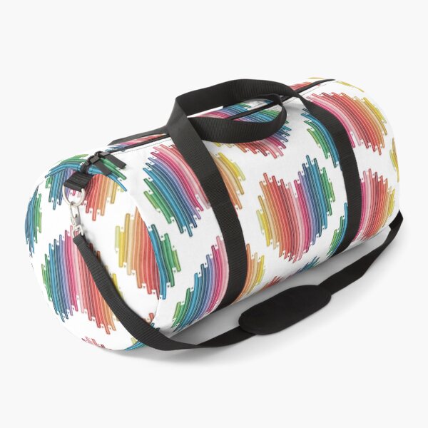 Item preview, Colourful love // white background hearts with pencils in rainbow colors designed and sold by SelmaCardoso.