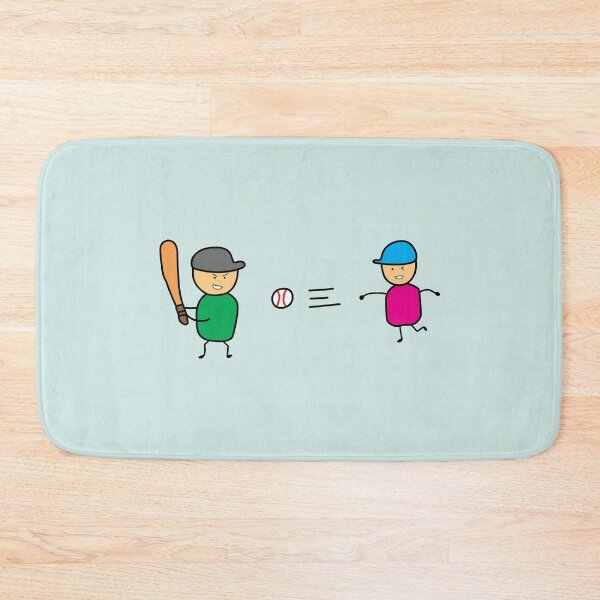 Item preview, funny cute two childs play baseball  designed and sold by wordspotrayal.