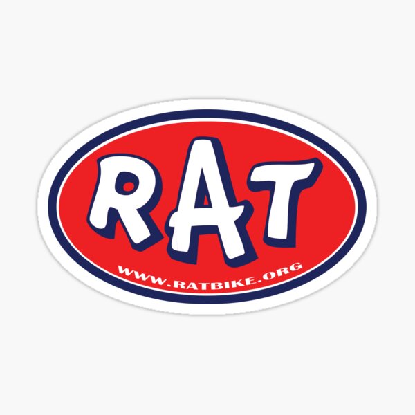 RAT Oval Sticker
