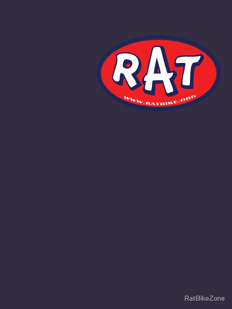 Thumbnail 5 of 5, Long Sleeve T-Shirt, RAT Oval designed and sold by RatBikeZone.