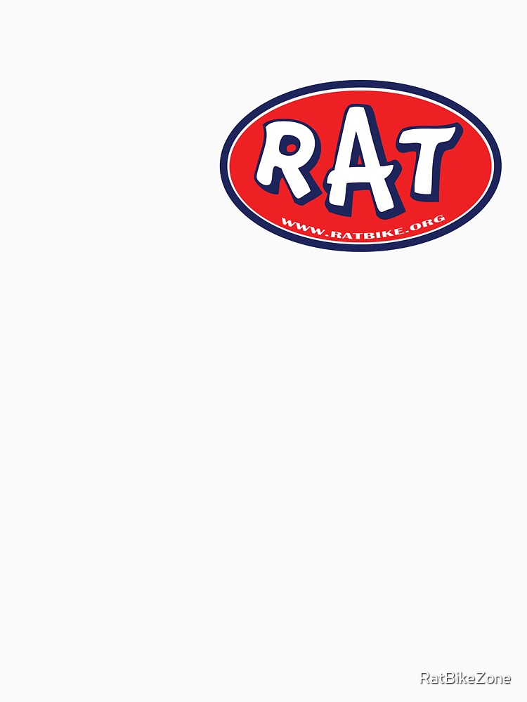 Thumbnail 3 of 3, Baseball ¾ Sleeve T-Shirt, RAT Oval designed and sold by RatBikeZone.