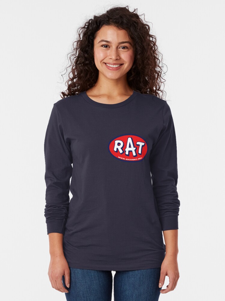 Thumbnail 2 of 5, Long Sleeve T-Shirt, RAT Oval designed and sold by RatBikeZone.