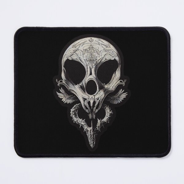 Item preview, Book of Skulls: Illustration #717. Imaginary Raven Skull Antique Lithograph. Anatomic Art designed and sold by Åveline Dvorak.