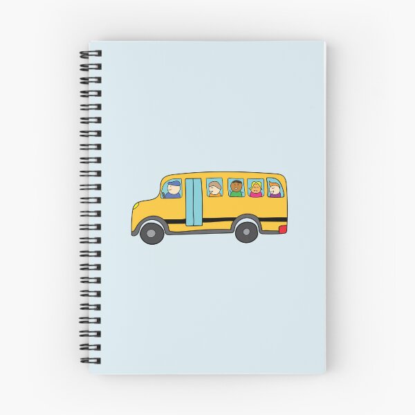 Item preview, cute yellow schoolbus with happy children designed and sold by wordspotrayal.