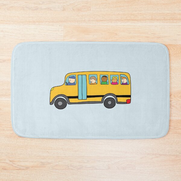 Item preview, cute yellow schoolbus with happy children designed and sold by wordspotrayal.