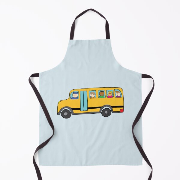 Item preview, cute yellow schoolbus with happy children designed and sold by wordspotrayal.