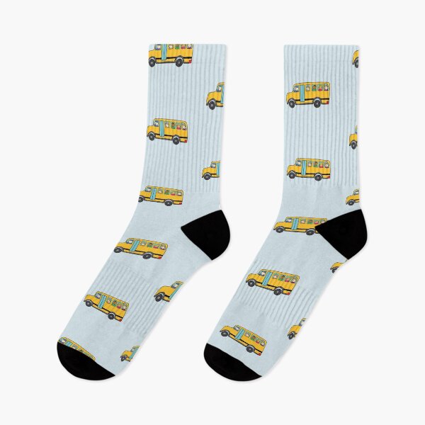 Item preview, cute yellow schoolbus with happy children designed and sold by wordspotrayal.